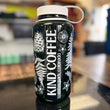 Load image into Gallery viewer, A jade green water bottle with "KIND COFFEE Estes Park, Colorado" written on the side