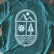 Load image into Gallery viewer, A closer look at the back of the t-shirt