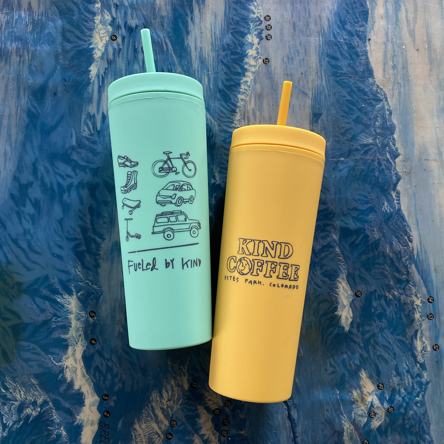 Fueled by Kind 17oz. Straw Cup