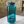 Load image into Gallery viewer, A single Nalgene, in the color cerulean with mountain design along bottom. 
