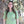 Load image into Gallery viewer, Green T-Shirt, &quot;Cliff&#39;s Scoop Shop&quot;, Clifford the dog&#39;s face in the center
