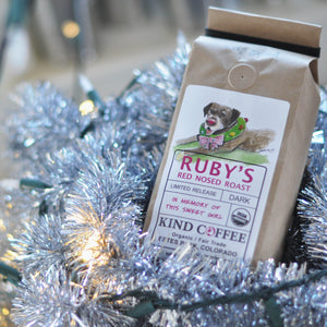 Ruby's Red Nosed Roast pound coffee