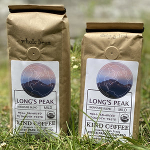 Bag of mild coffee - well balanced with smooth taste. Organic, fair trade.